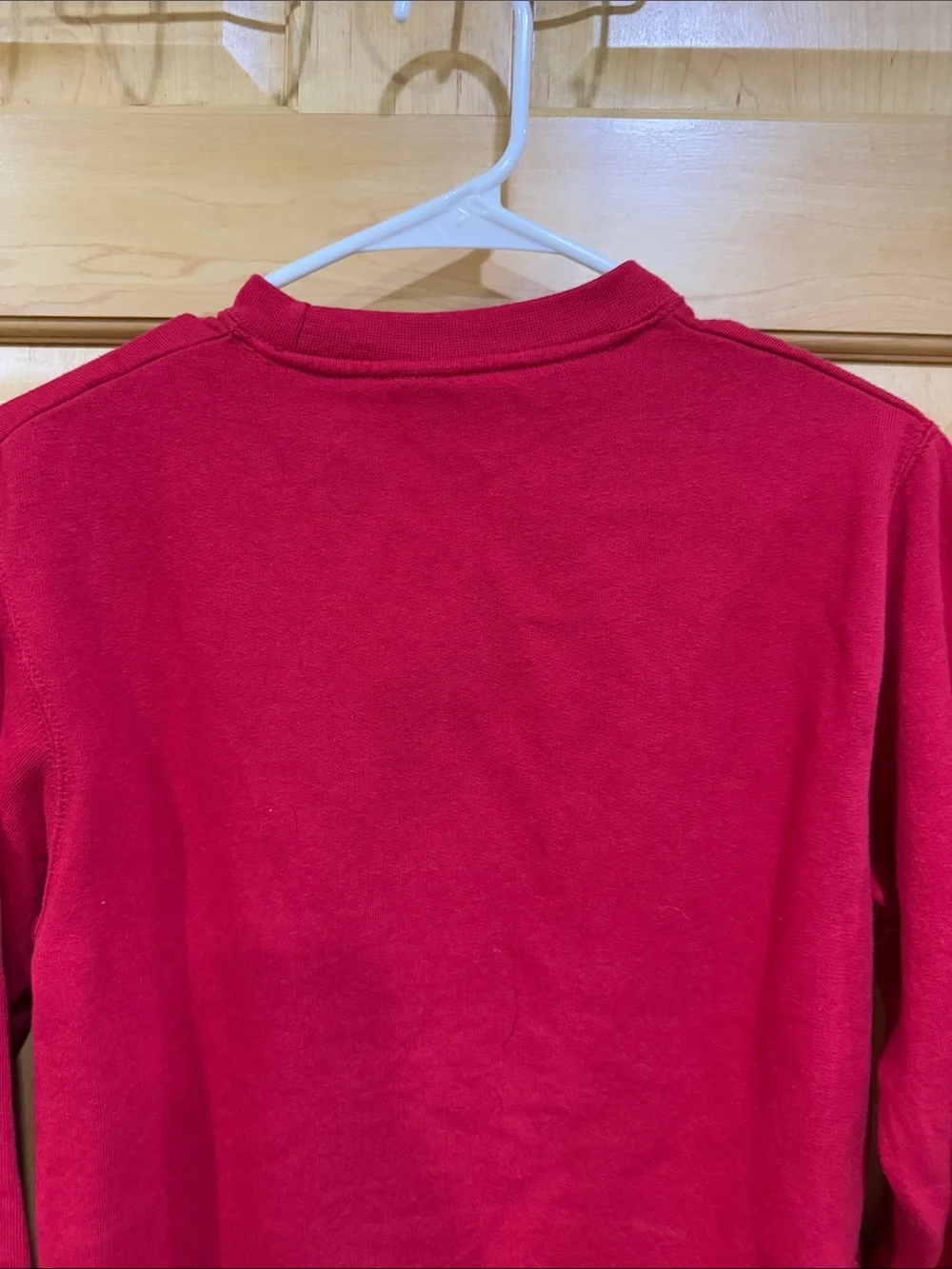 New Supreme Red Crewneck Sweatshirt with White Switzerland Cross size S
